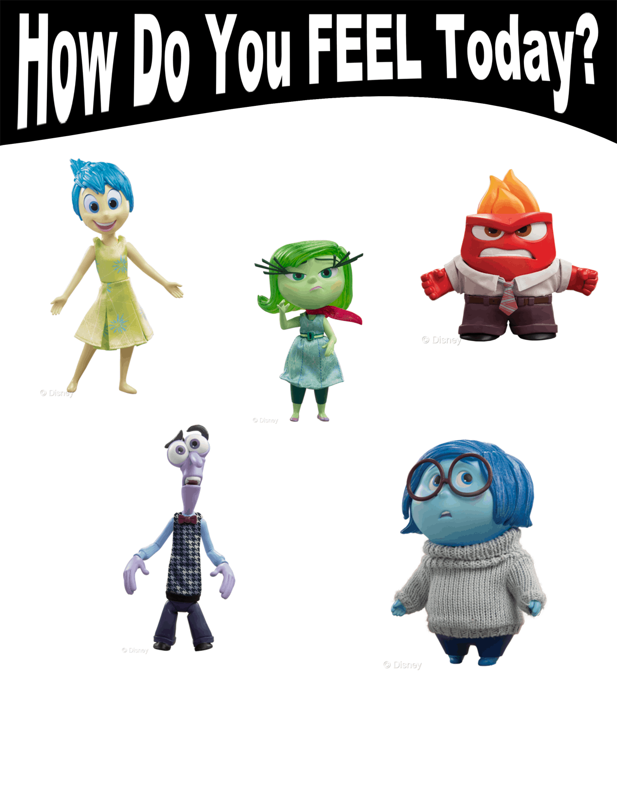 Inside Out Lesson Plans Feeling Chart