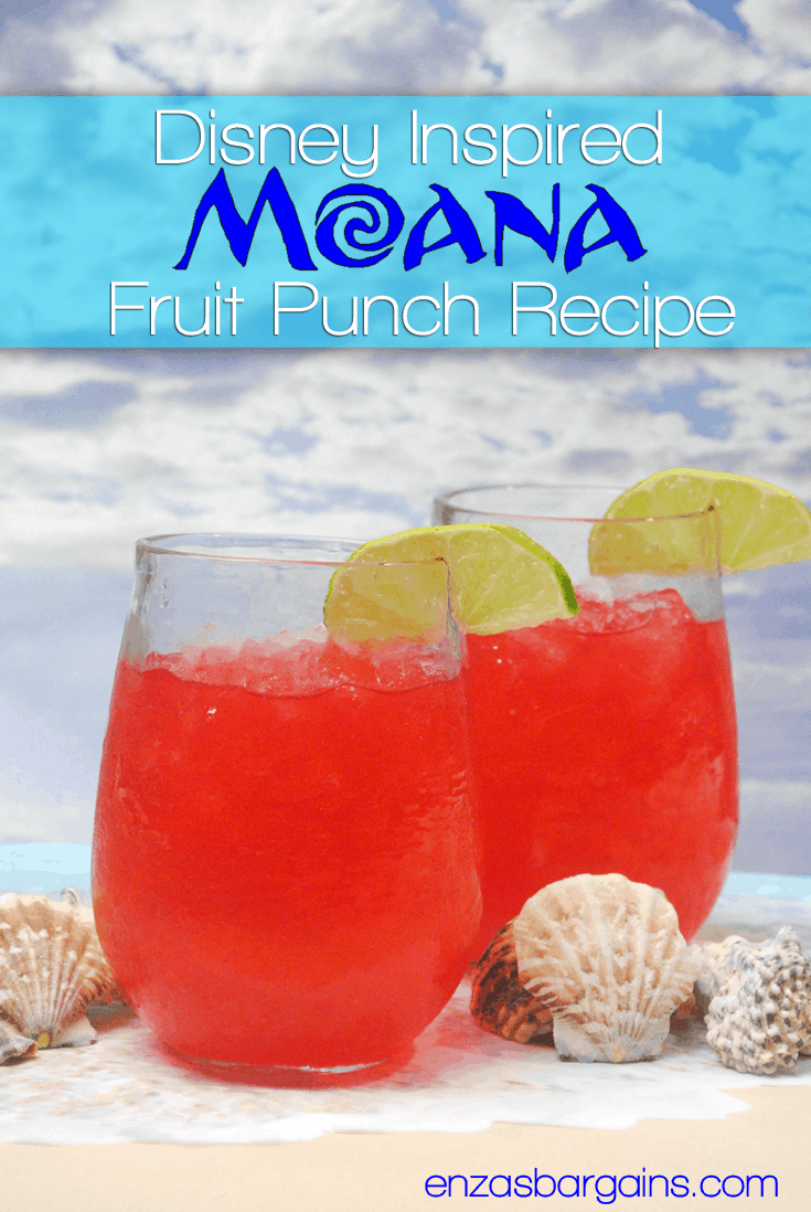 Disney Moana Recipe - Fruit Punch - Disney's Newest Princess ...