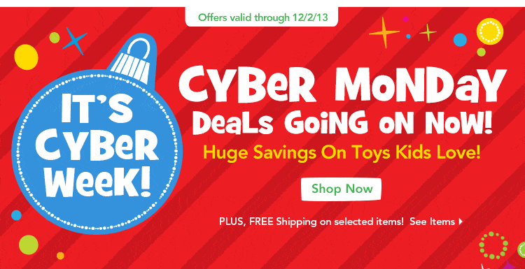 cyber deals on toys