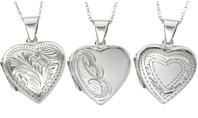 Groupon: Beautifully Engraved Heart Shaped Lockets - $19.99 (Reg. $199. ...