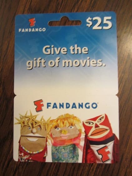 $100 Fandango Gift Card (Ends 9/20)