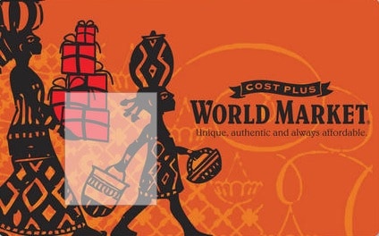 $50 World Market Gift Card (10/25)