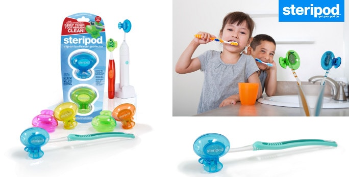 Steripod Clip-On Toothbrush Protector