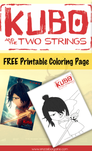 Kubo Coloring Sheet