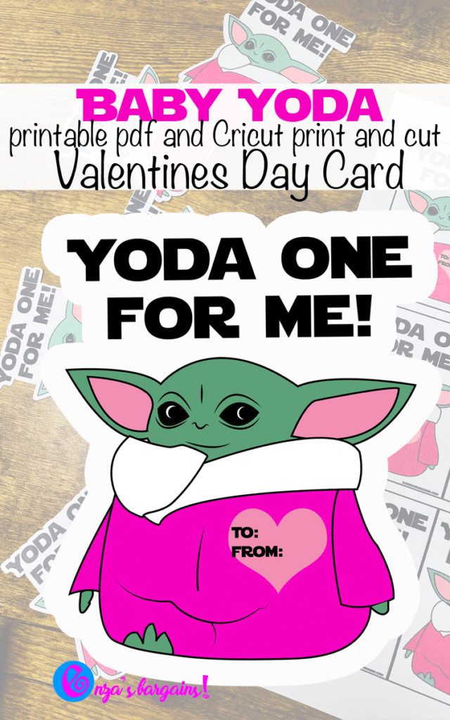 Baby Yoda Valentine s Day Cards Print And Cut Enza s Bargains