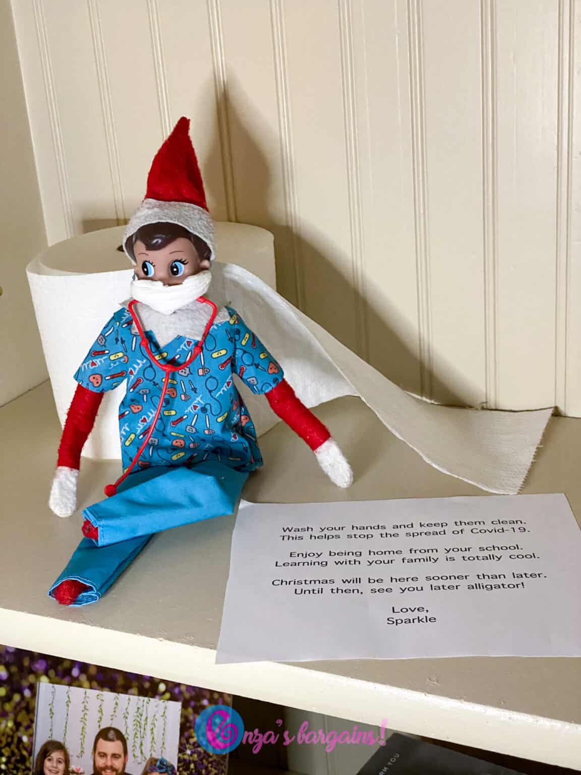 Corona Virus - Elf on the Shelf - Enza's Bargains