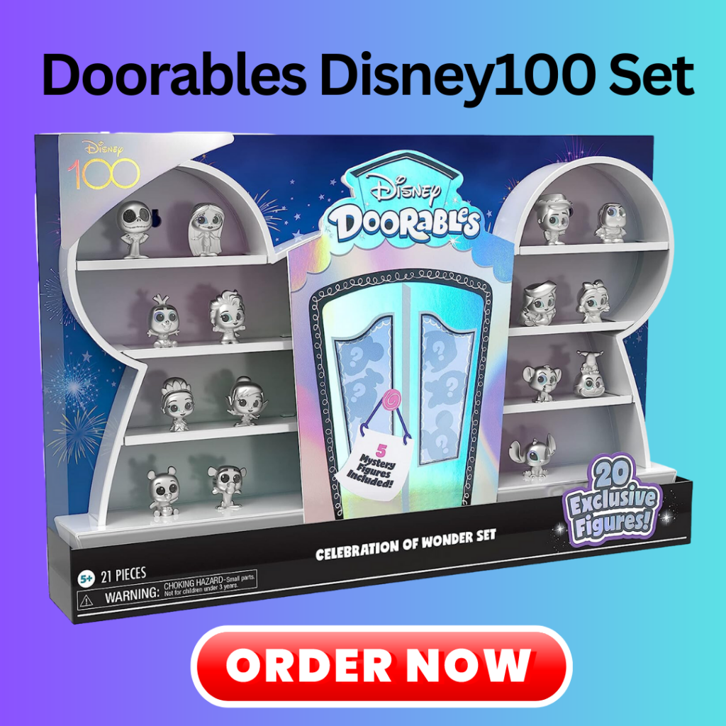 Disney Doorables Disney100 Celebration of Wonder Figure Set Now