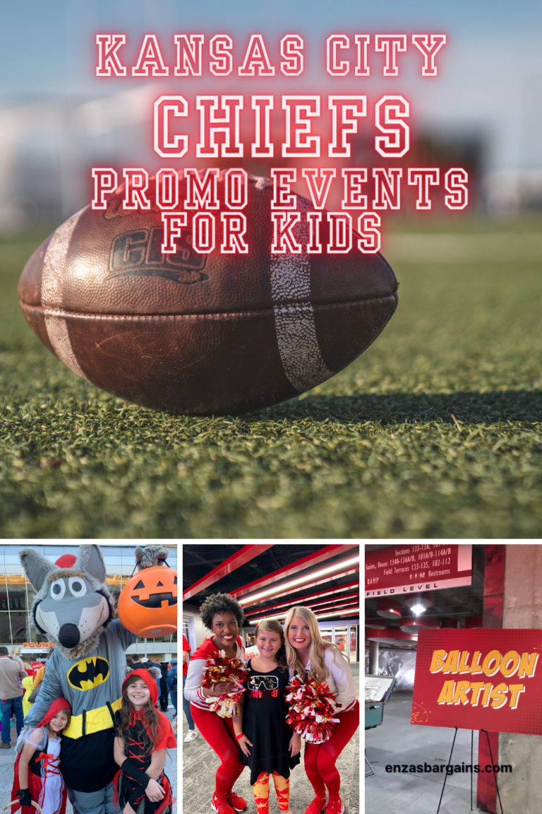 Kansas City Chiefs Promo Events for Kids Enza's Bargains