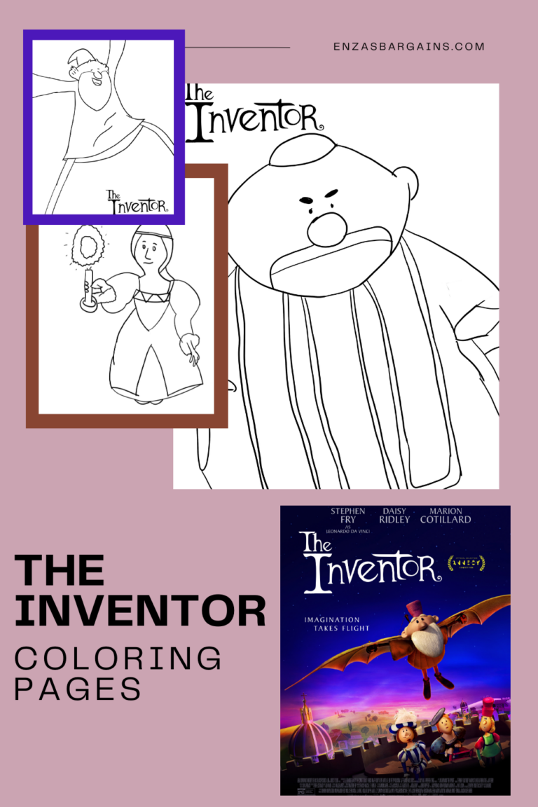 The Inventor Coloring Pages Enza's Bargains