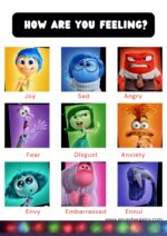 Inside Out 2 Coloring Pages, Activities, and Lesson Plan - Enza's Bargains