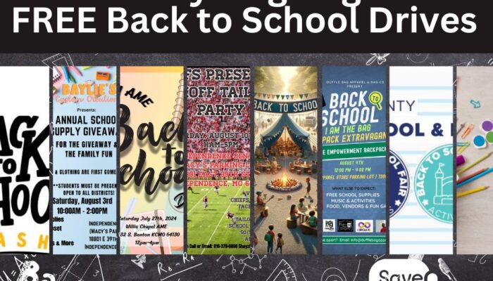 Kansas City Ongoing List of FREE Back to School Drives