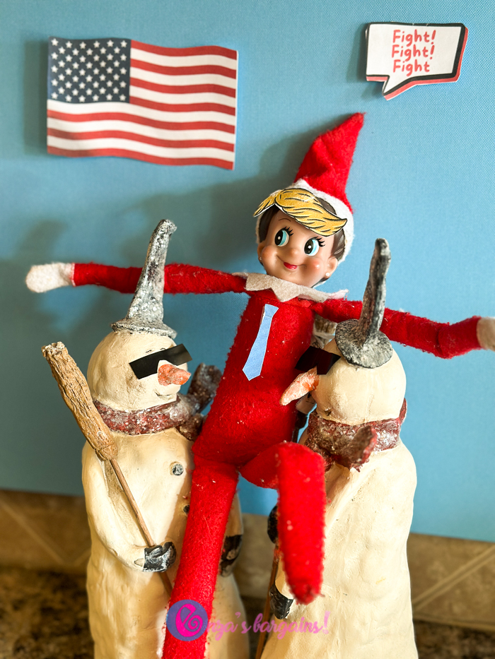 Trump Fight Fight Fight Elf on the Shelf