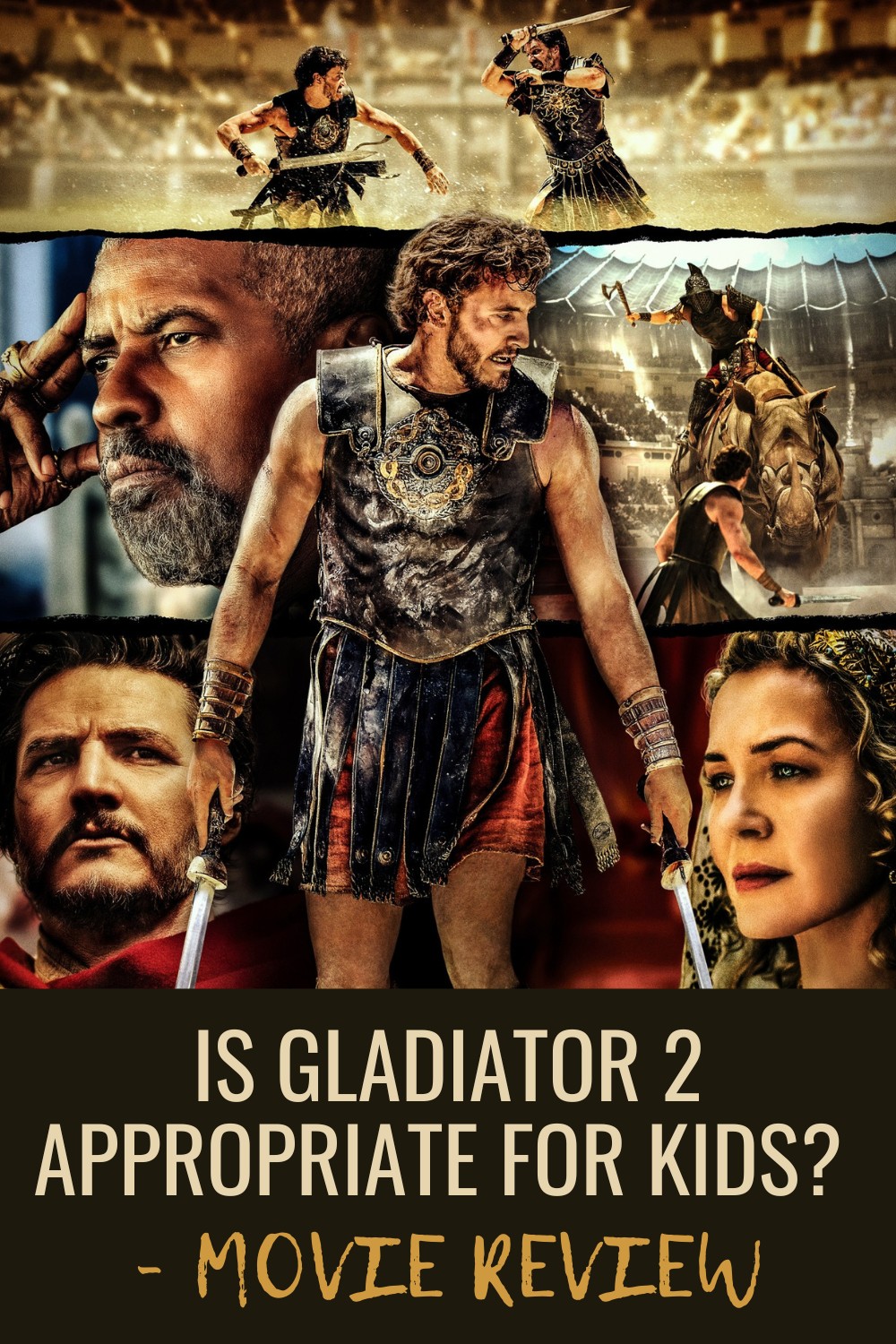 Is Gladiator 2 Appropriate for Kids? - Movie Review