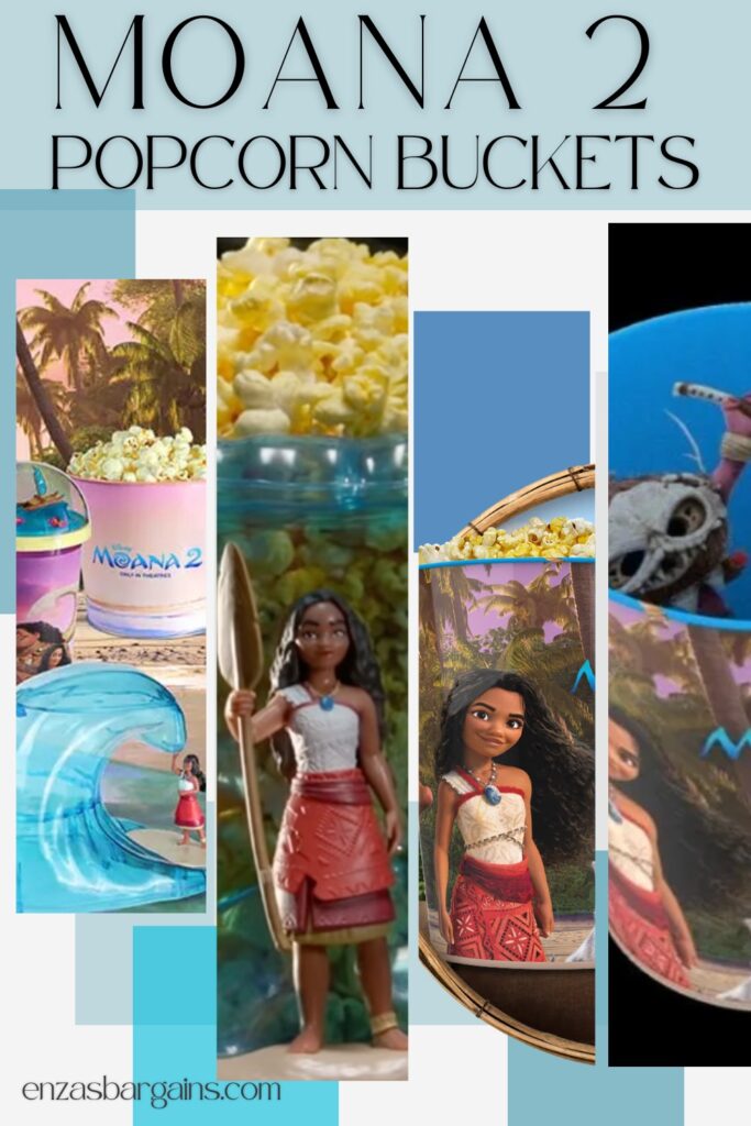 Moana 2 Popcorn Buckets Collectables