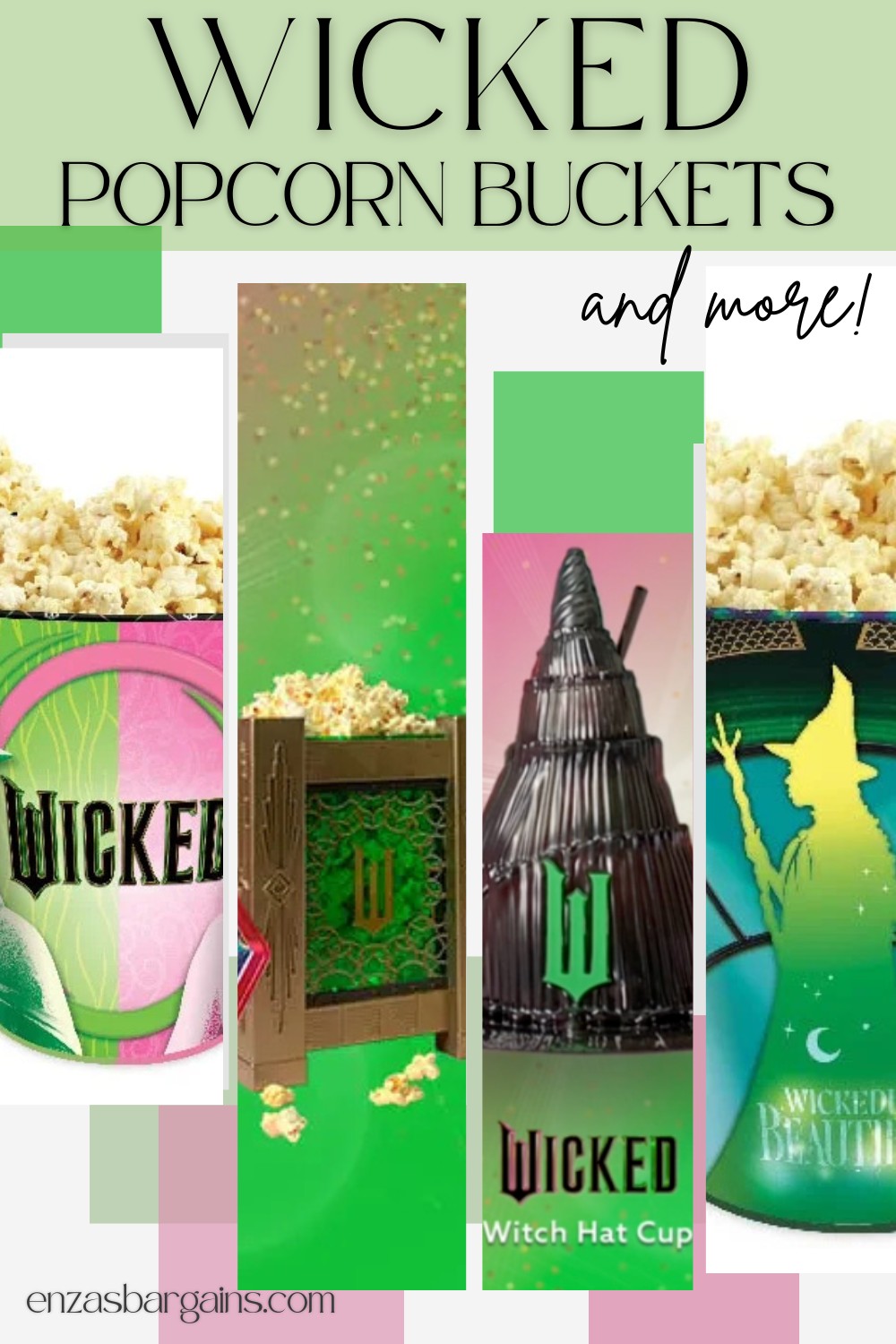 Wicked Popcorn Buckets Collectables - Enza's Bargains